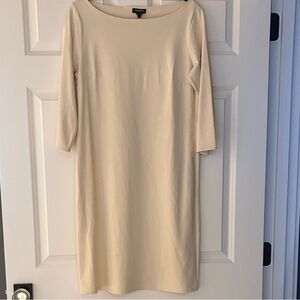 Worth Cream Long Sleeve Dress